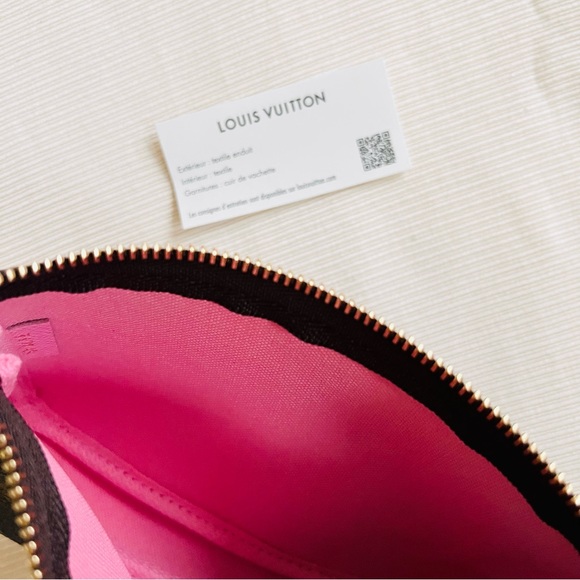 Louis Vuitton LV Mini Pochette Vendome Canvas Clutch Bag Vivienne Limited Ed - Picture 4 of 4